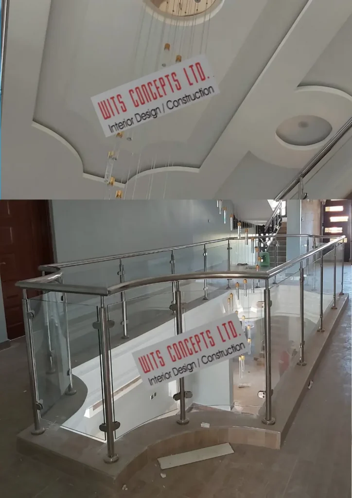 Stainless Steel Railings - stainless steel and glass railing installation 5 by Wits Concepts